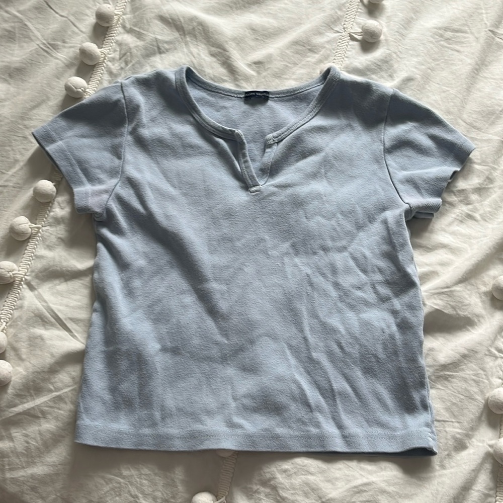 Blue Brandy Melville Shirt For Sale